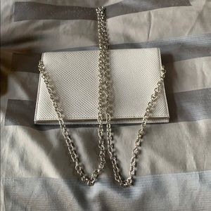 Silver crossbody bag!